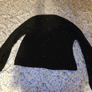 Elegant Black Women's Cardigan